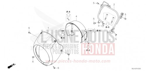 CAPOT AVANT CMX500A2S de 2025